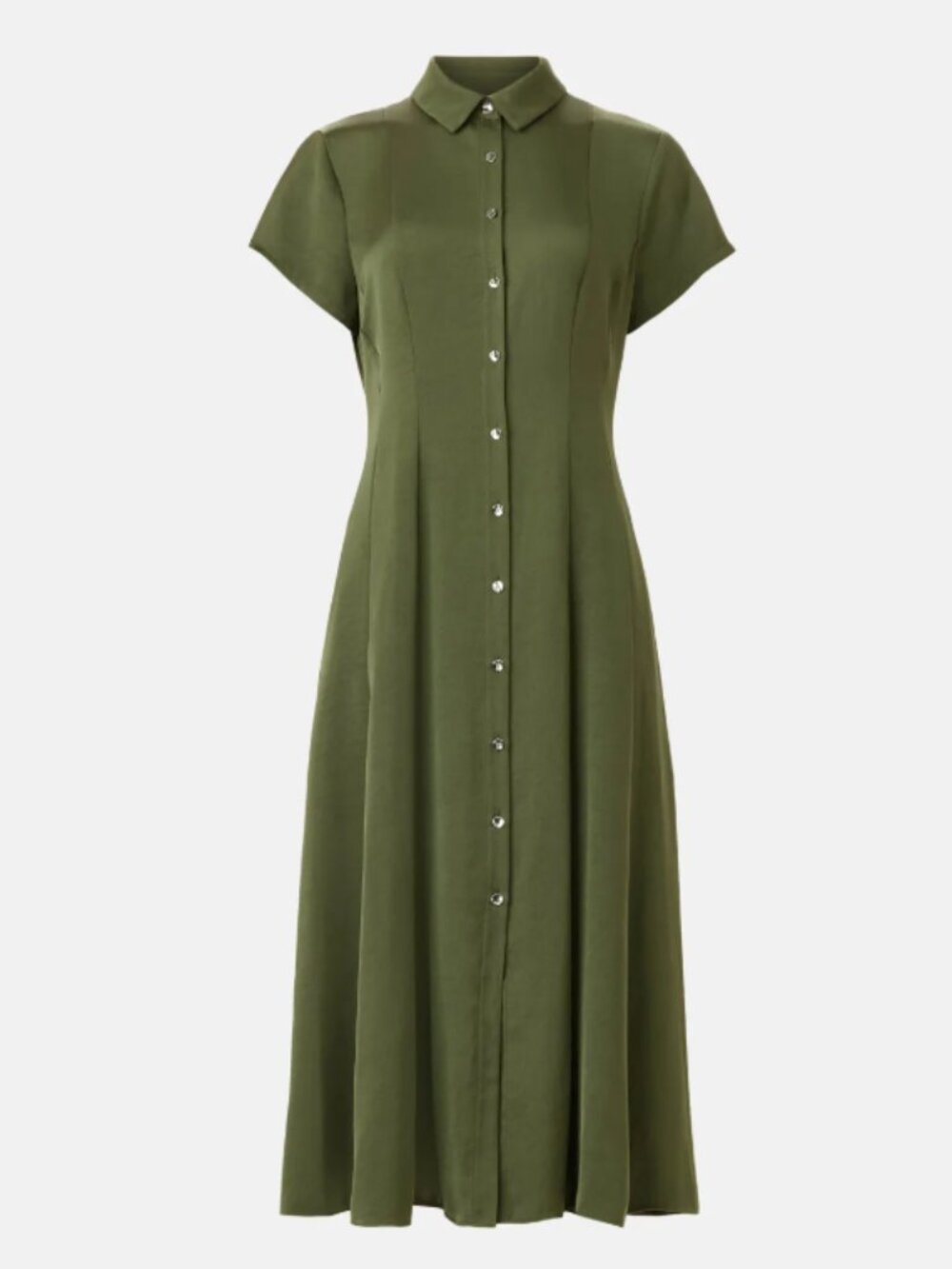 RTR-144 Luxely Pleated Shirt Dress